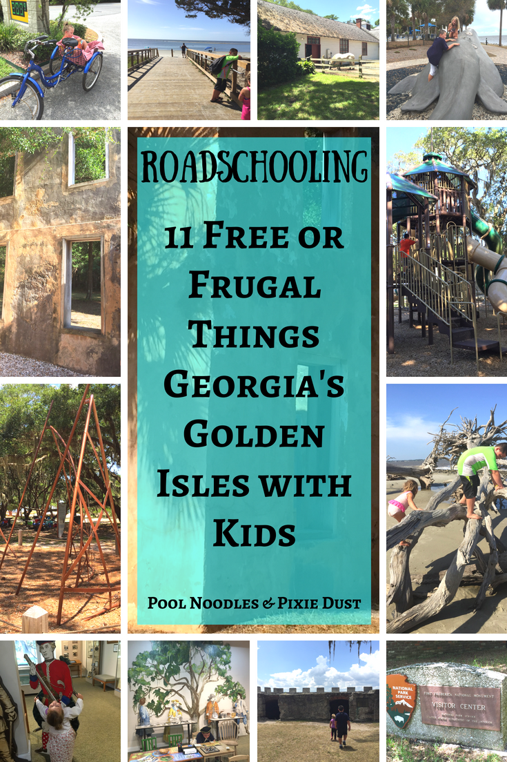 Roadschooling in Georgia's Golden Isles - Pool Noodles & Pixie Dust