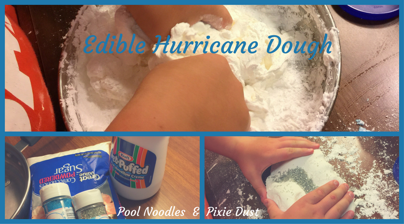 DIY Edible Hurricane Dough and resources to learn all about hurricanes - Pool Noodles & Pixie Dust