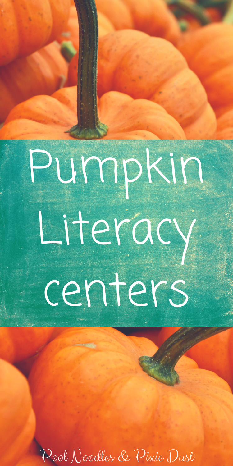 Pumpkin Literacy Centers Plus free Pumpkin Literacy Printables