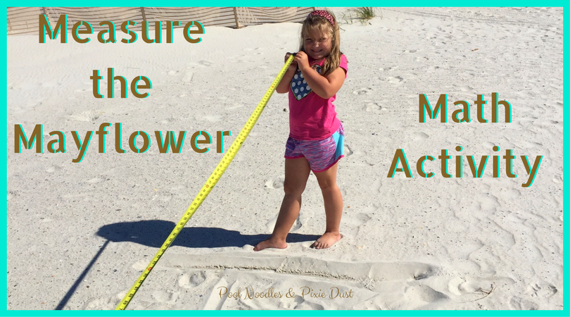 Measure the Mayflower Math Activity - Pool Noodles & Pixie Dust