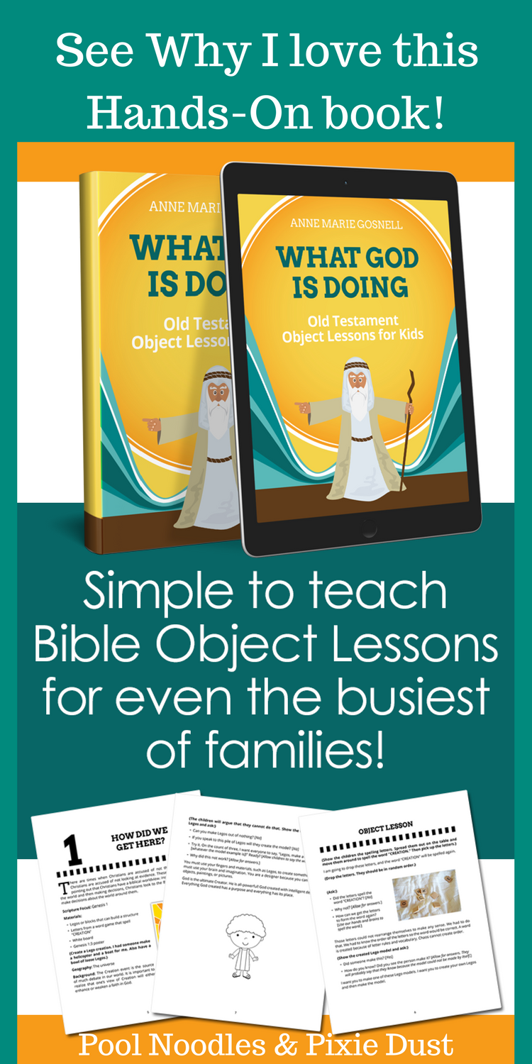 Hands-On Old Testament Bible Lessons. A new book to bring these stories to life and help parents to teach biblical truth and Christian worldview to their kids.