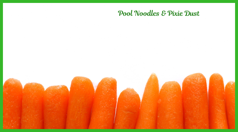 Baby Carrots Spring Name Writing Activity for Spring - Pool Noodles & Pixie Dust