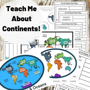 Learn all about the 7 Continents with this fun Continents Pack!