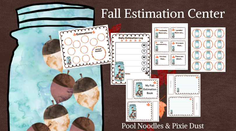 Fall Estimation Jar Center - Pool Noodles & Pixie Dust