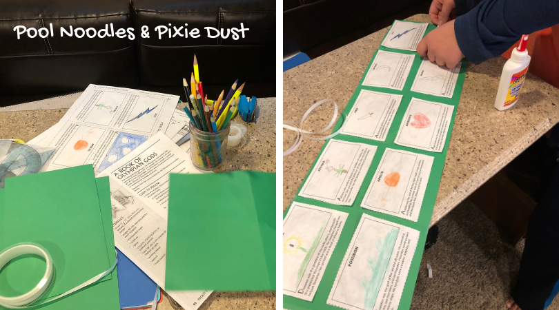 Fun and hands-on history projects with Ancient Greece History Pockets Review - Pool Noodles & Pixie Dust