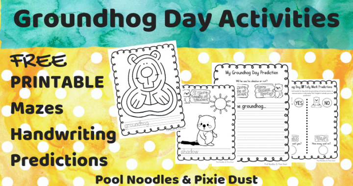 Groundhog Day Activities - What is Groundhog Day? Plus links to groundhog facts, a book list, and printable mazes, handwriting, vocabulary, coloring, and recording predictions.