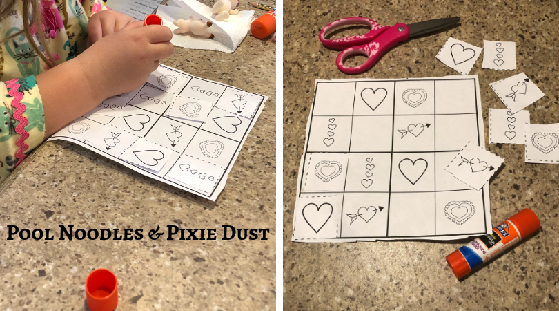 Have fun with math this February with Valentine's themed picture sudoku. These picture puzzles are designed to help kids learn the strategies involved in doing sudoku and of course to have fun! Set of 4 colored puzzles and set of 4 black and white puzzles.