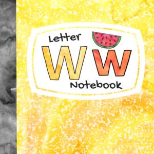 Letter of the Week - Letter W - Letter W Notebook full of activities and crafts.