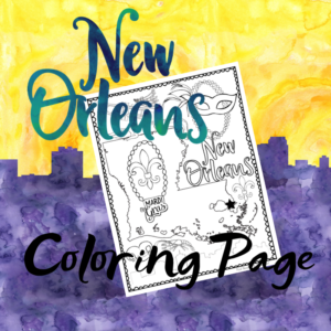 New Orleans Coloring Page