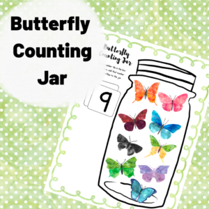 Butterfly Counting Jar - Pool Noodles & Pixie Dust