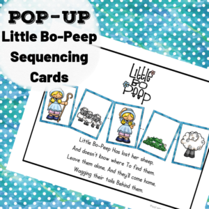 Little Bo Peep Pop-Up Card