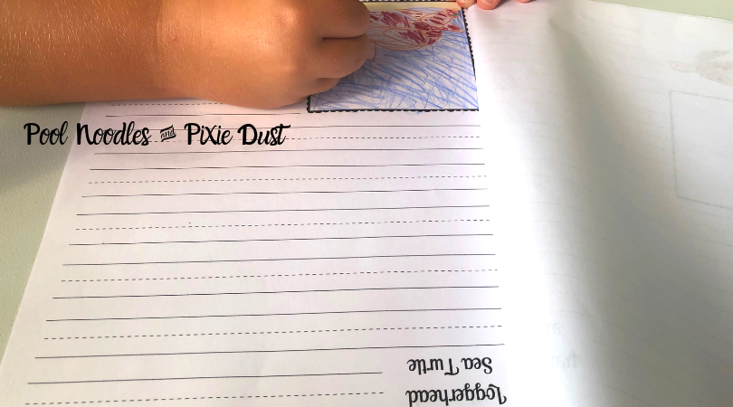 Sea Turtle Notebooking Pages - Pool Noodles & Pixie Dust