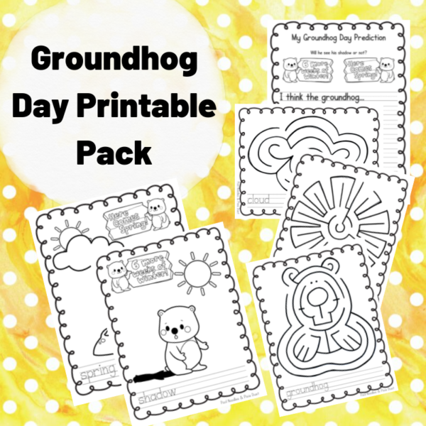 Groundhog Day Printable Pack - Pool Noodles & Pixie Dust